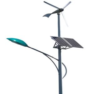 Solar-wind hybrid street light