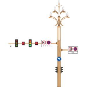 Multi functional pole